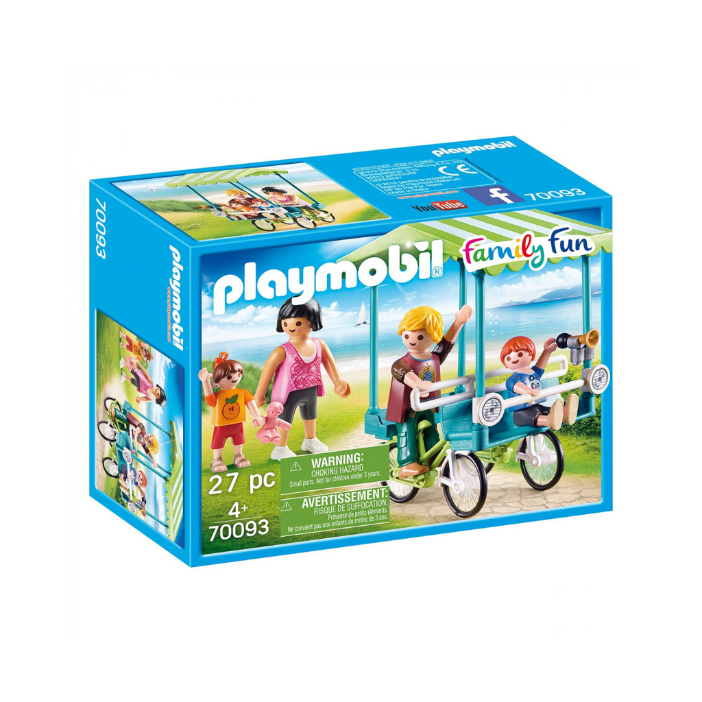 Конструктор Playmobil Сімейний триколісний велосипед (6336644)