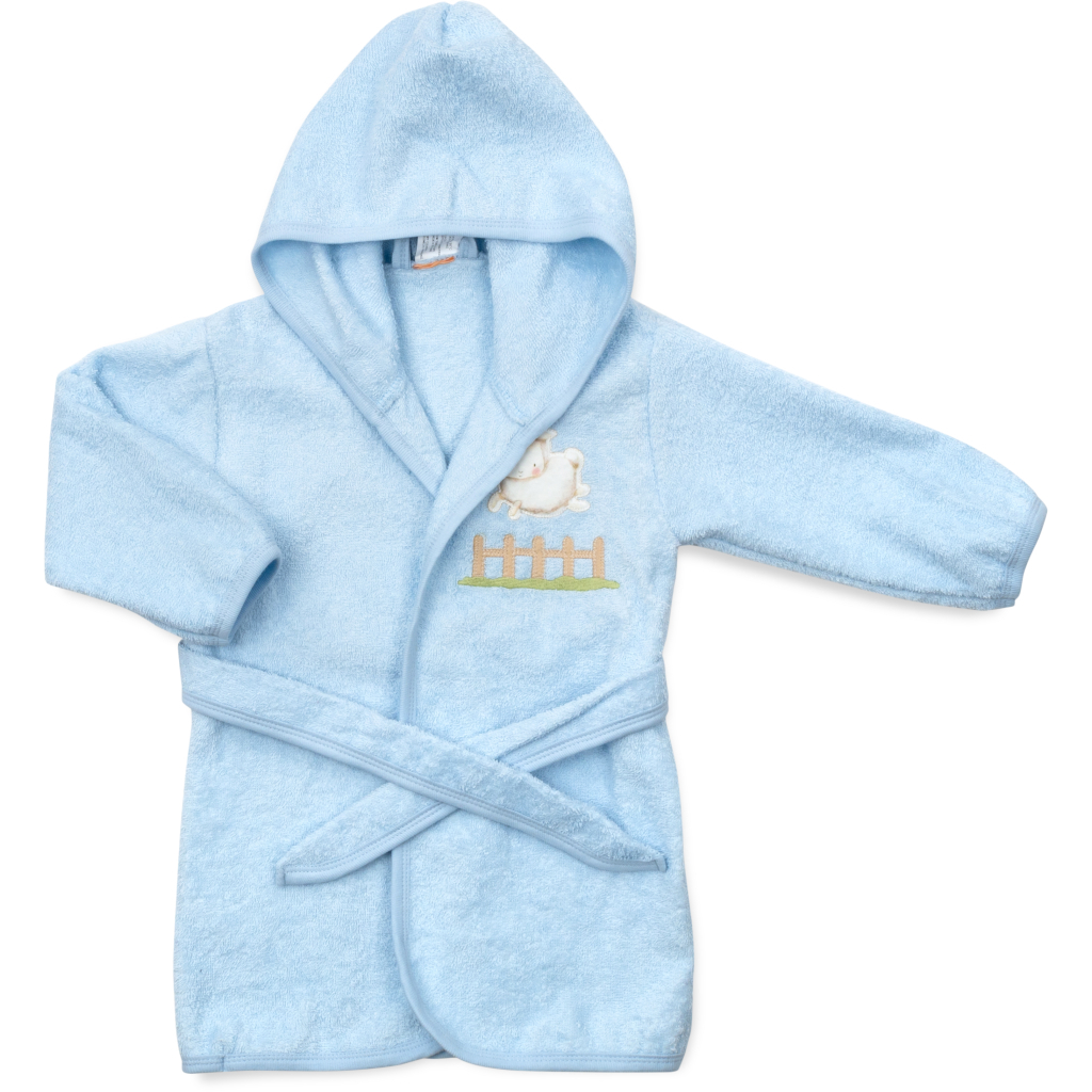 Дитячий халат Bibaby махровий (66203-86B-blue)