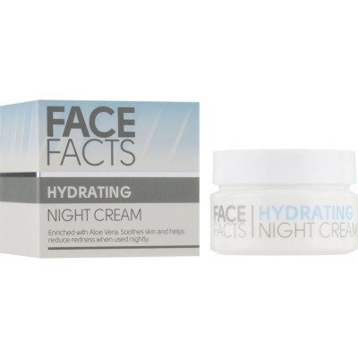 Крем для обличчя Face Facts Hydrating Night Cream Зволожувальний нічний 50 мл (5031413913019)