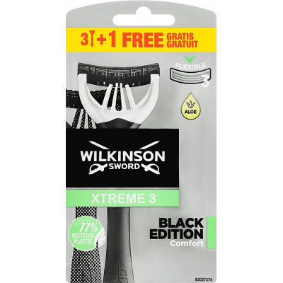 Бритва Wilkinson Sword Xtreme 3 Black 3+1 шт. (4027800383900)