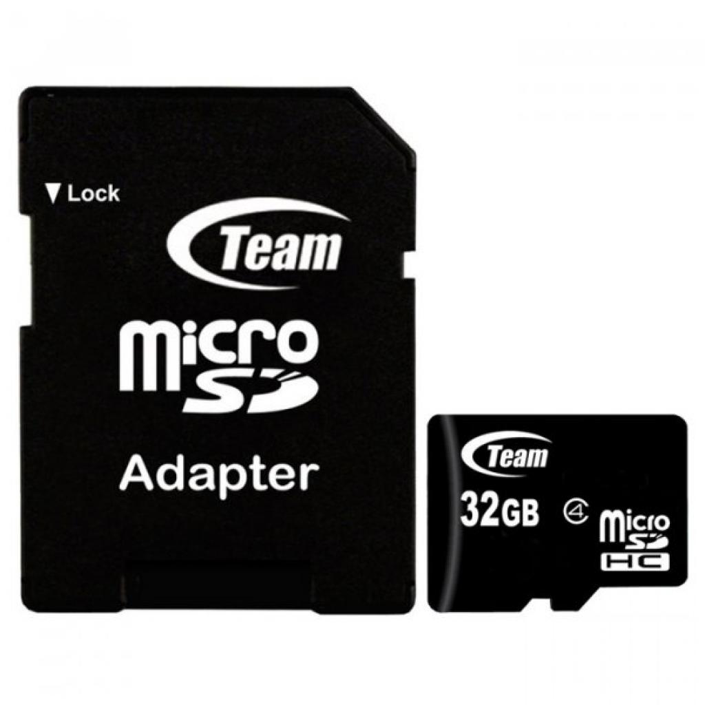 Карта пам'яті Team 32GB microSDHC class 4 (TUSDH32GCL403)