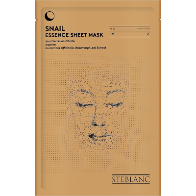 Маска для обличчя Steblanc Snail Essence Sheet Mask 25 г (8809663753375)